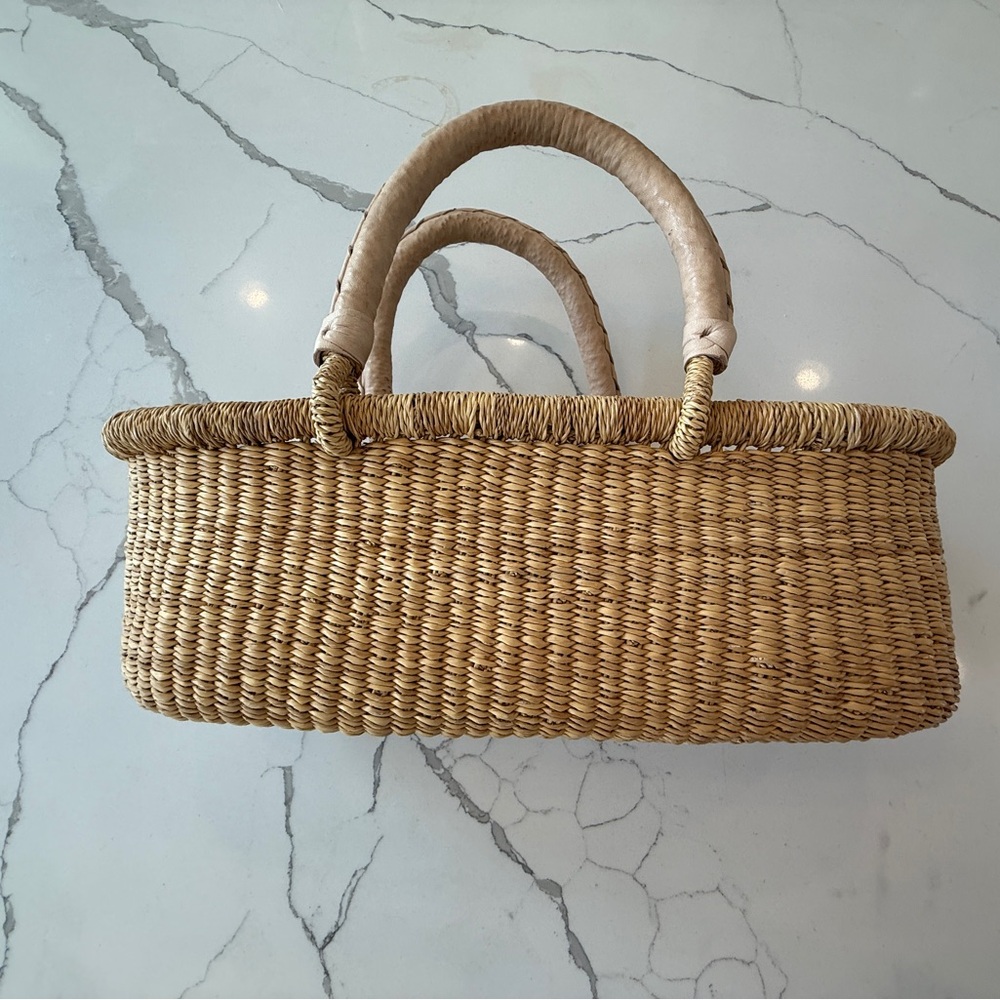 Elegant Tan Woven basket